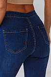 Ультра модні темно-сині та сірі джинси-скінні з високою посадкою в розмірах: S, M, L, XL., фото 3