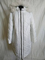 Зимове жіноче пальто біле