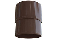 Муфта труби Альта-Профіль Еліт 95 мм коричневий