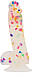 Фалоімітатор реалистик Addiction Party Marty Frost & confetti на присоску 19см, фото 3