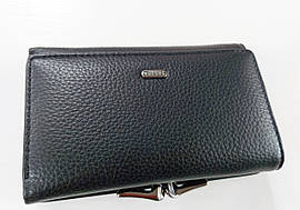 Жіночий гаманець Balisa C7684 Невеликий чорний жіночий гаманець з штучної шкіри закривається на кнопку
