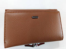 Жіночий гаманець Balisa C7684 Невеликий коричневий жіночий гаманець з штучної шкіри закривається на кнопку