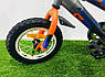 Велосипед дитячий двоколісний Azimut Stitch 12" зріст 80-105 см вік 2 до 5 років червоний, фото 3