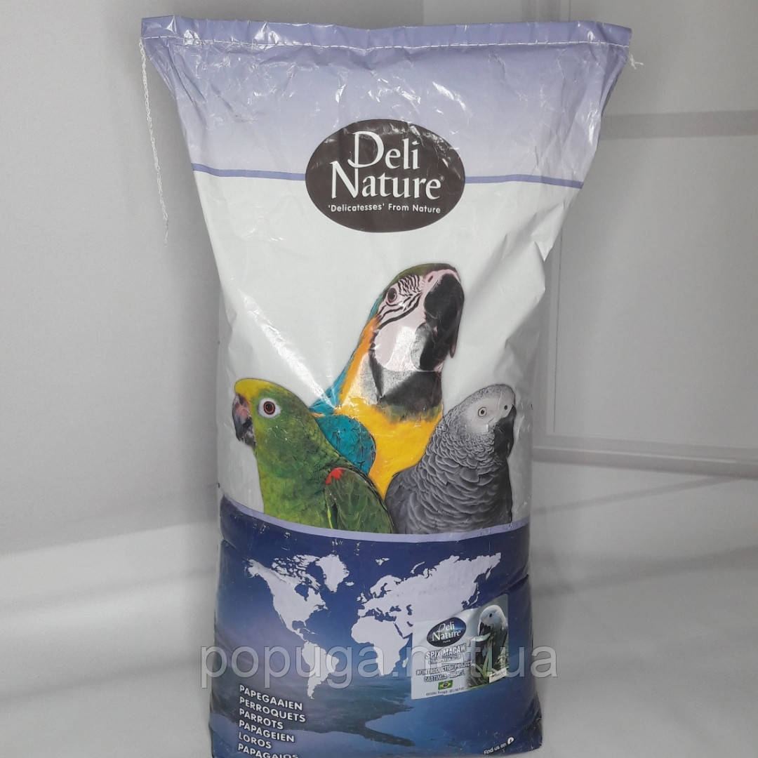 Корм для великих папуг Deli Nature A60, 15 кг