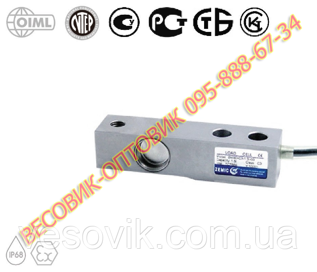 Тензодатчик Zemic BM8D-C3-2.5T/5T-6B (нержавіюча сталь) 2,5/3/5t