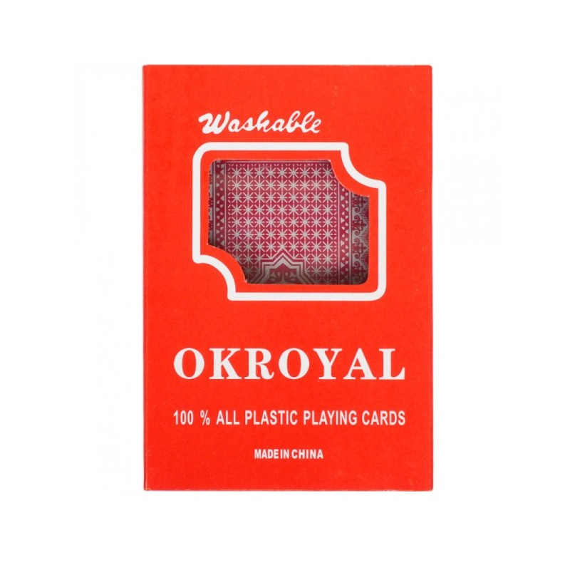 Пластикові карти "Okroyal", 54 карти в колоді