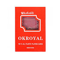 Карты пластиковые "Okroyal", 54 карты в колоде