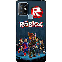 Силіконовий бампер чохол для Infinix Hot 10 Lite з малюнком Roblox