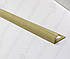 Зовнішній алюмінієвий кут для плитки до 12 мм L-2,7 м НАП 12 Пісок (краш), фото 5