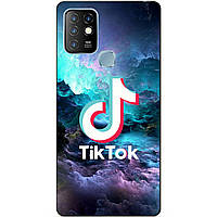 Силіконовий бампер чохол для Infinix Hot 10 Lite з малюнком Tik Tok