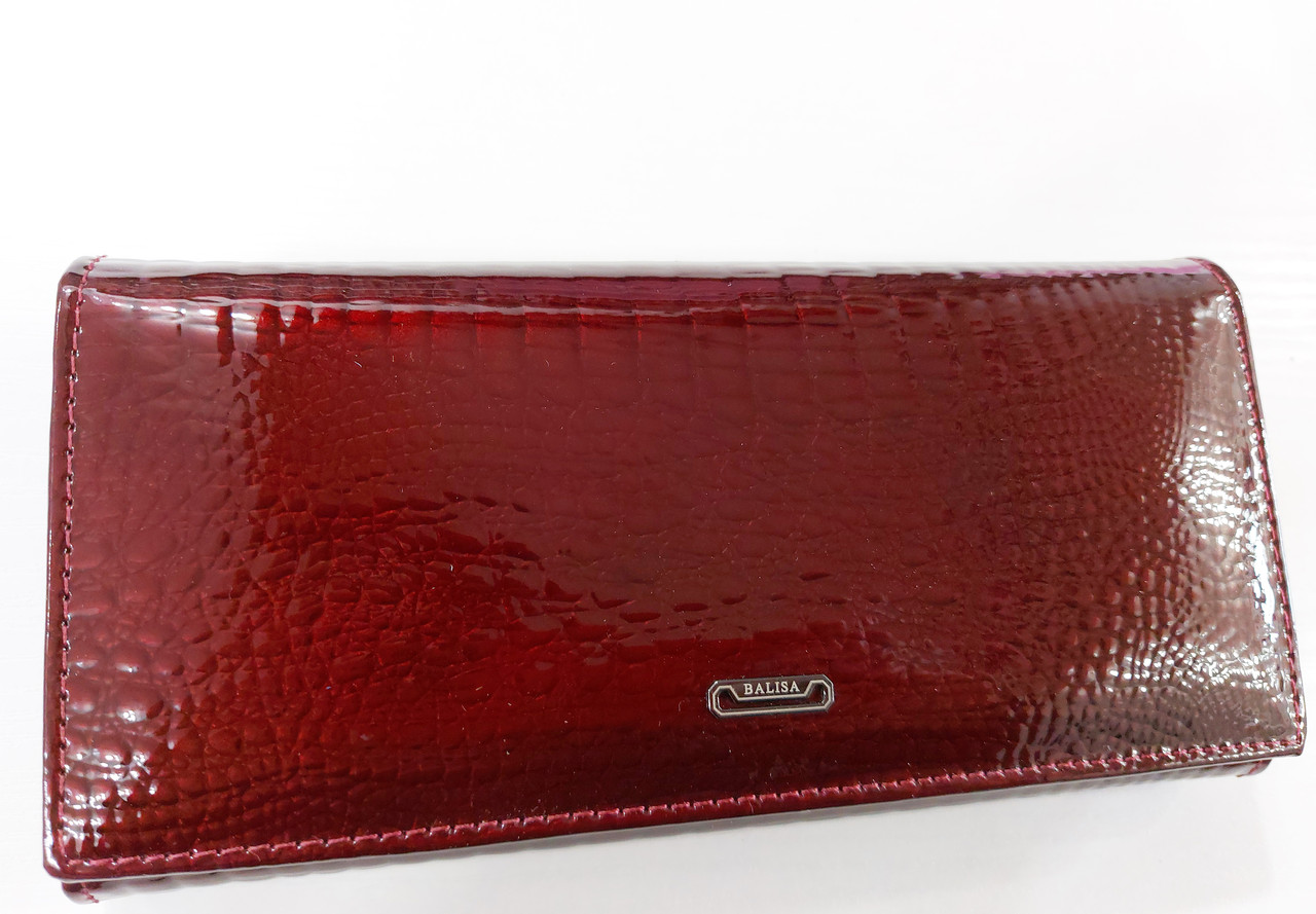 Жіночий шкіряний гаманець Balisa 515Н5 бордовий Шкіряний жіночий гаманець Баліса закривається на магніт