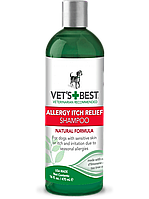 Vet`s Best Allergy Itch Relief Shampoo (Ветс Бест Алерджі Ітч Рельєф) шампунь для собак від свербіння під час алергії