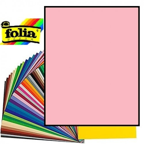 Дизайнерський матовий картон Folia 30 * 30см Світло-Рожевий 1 лист