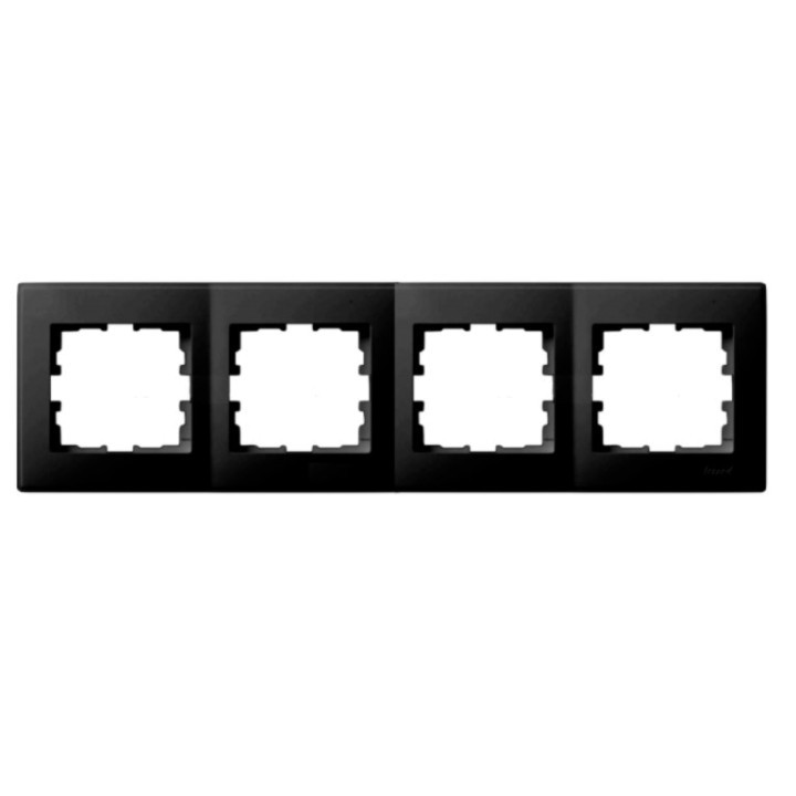 LESYA АНТРАЦІТ Рамка 4-а горизонтальна б/вс (арт. 705-4200-149), фото 1