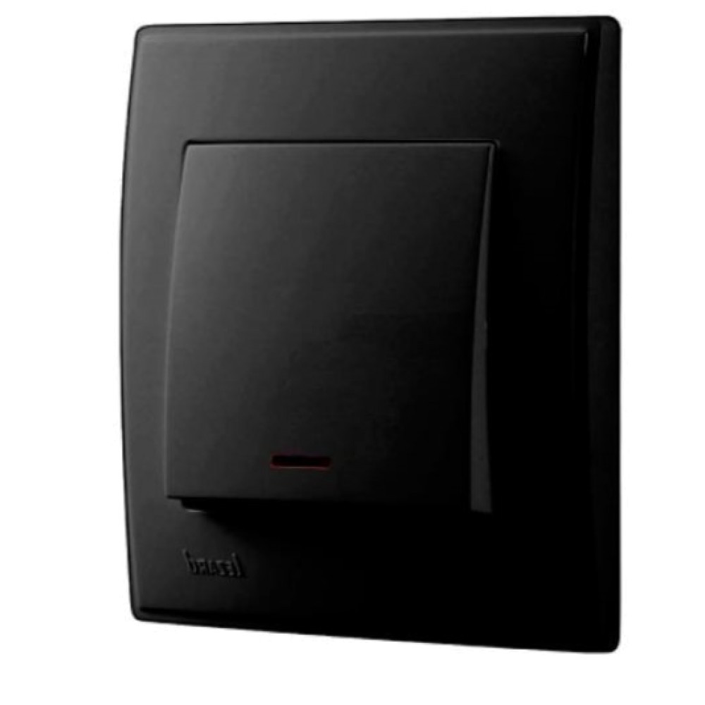 LESYA АНТРАЦИТ Вимикач з підсвічуванням (арт. 705-4242-111), фото 1