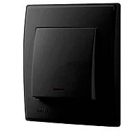 LESYA АНТРАЦИТ Вимикач з підсвічуванням (арт. 705-4242-111)