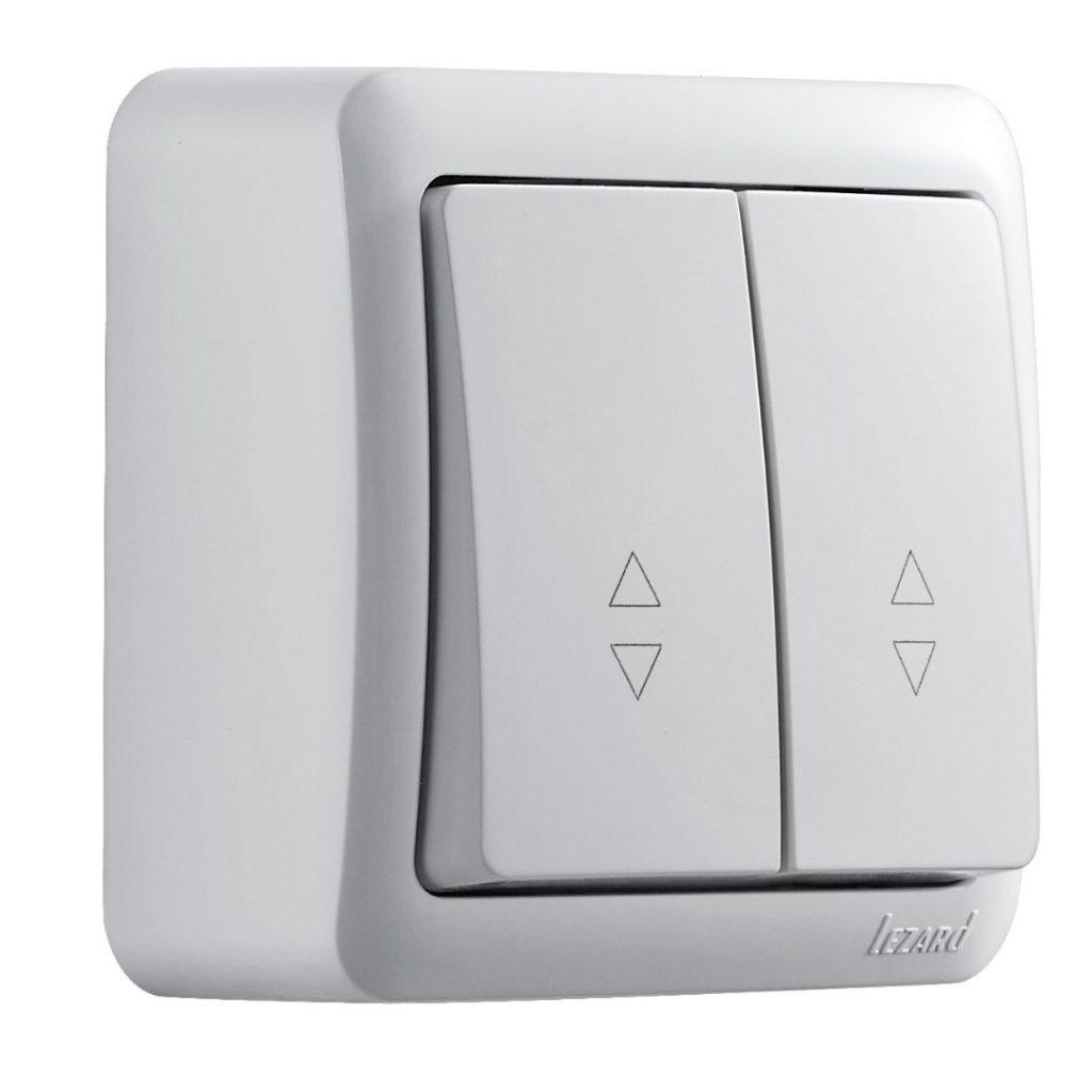 VIOLA БІЛИЙ Вимикач подвійний прохідний  (12шт./уп.) (арт. 751-0200-106), фото 1