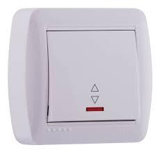 VIOLA БІЛИЙ Вимикач прохідний з підсвічуванням (12шт./уп.) (арт. 751-0200-114), фото 1