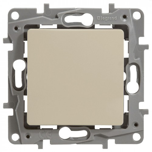 Вимикач 1-кл. ETIKA сл. кістка (арт. 672301), фото 1