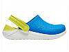 Сабо Crocs Literide Kids Clog 33 р 20.1-20.8 см Дитячі Жовто сині 205964-4KF-J2 Bright Cobalt/Citrus, фото 3