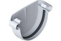 Заглушка ринви Альта-Профіль Еліт 125 мм білий