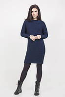 В'язана синя туніка тепла пляття Україна