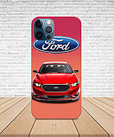 Матовый Чехол iPhone 12 Pro Max Ford Focus с принтом