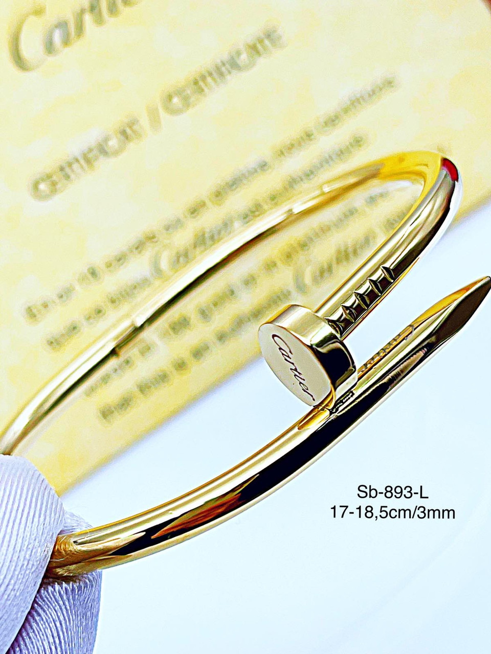 Браслет Stainlees Steel преміум (14-К)