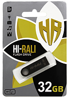 Флеш пам'ять USB Hi-rali 32GB metal