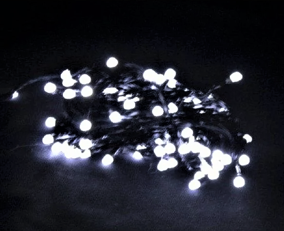 Гірлянда 200LED (ПП) 18м Білий (RD-7131), Новорічна бахрама, Світлодіодна гірлянда, Вулична гірлянда