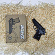 Іграшковий спринговый металевий пістолет Вальтер на пульках / Пістолет Walther PP ZM02, фото 4
