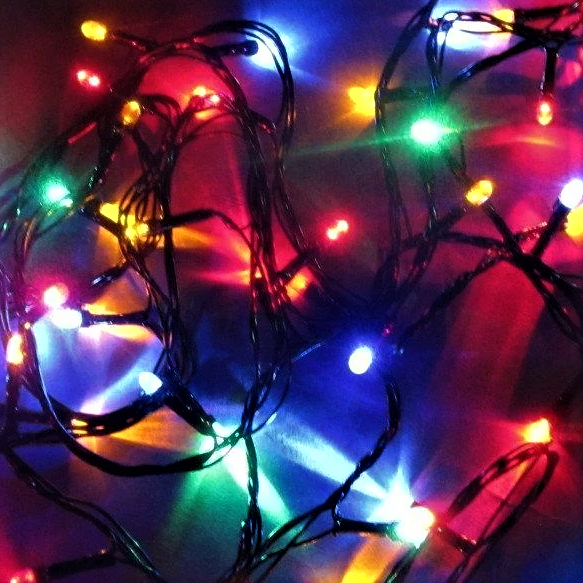 Гірлянда 500LED (ПП) 32м Мікс (RD-7137), Новорічна бахрама, Світлодіодна гірлянда, Вулична гірлянда