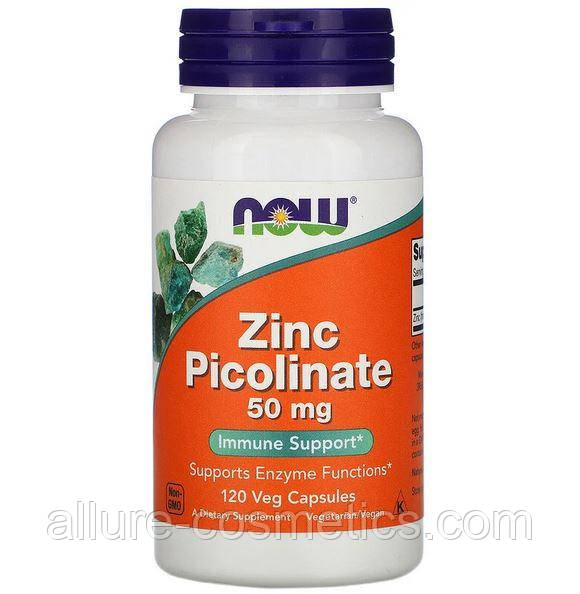 Піколінат цинку Now Foods Zinc Picolinate 50 мг 120 капсул