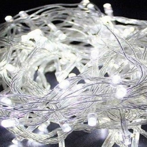 Гірлянда 100LED 10м (контрол.220V) (БП), Новорічна бахрама, Світлодіодна гірлянда, Вулична гірлянда