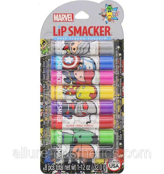 Бальзам для губ Lip Smacker Marvel 8 шт.
