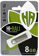 Флеш пам'ять USB Hi-rali 8GB metal