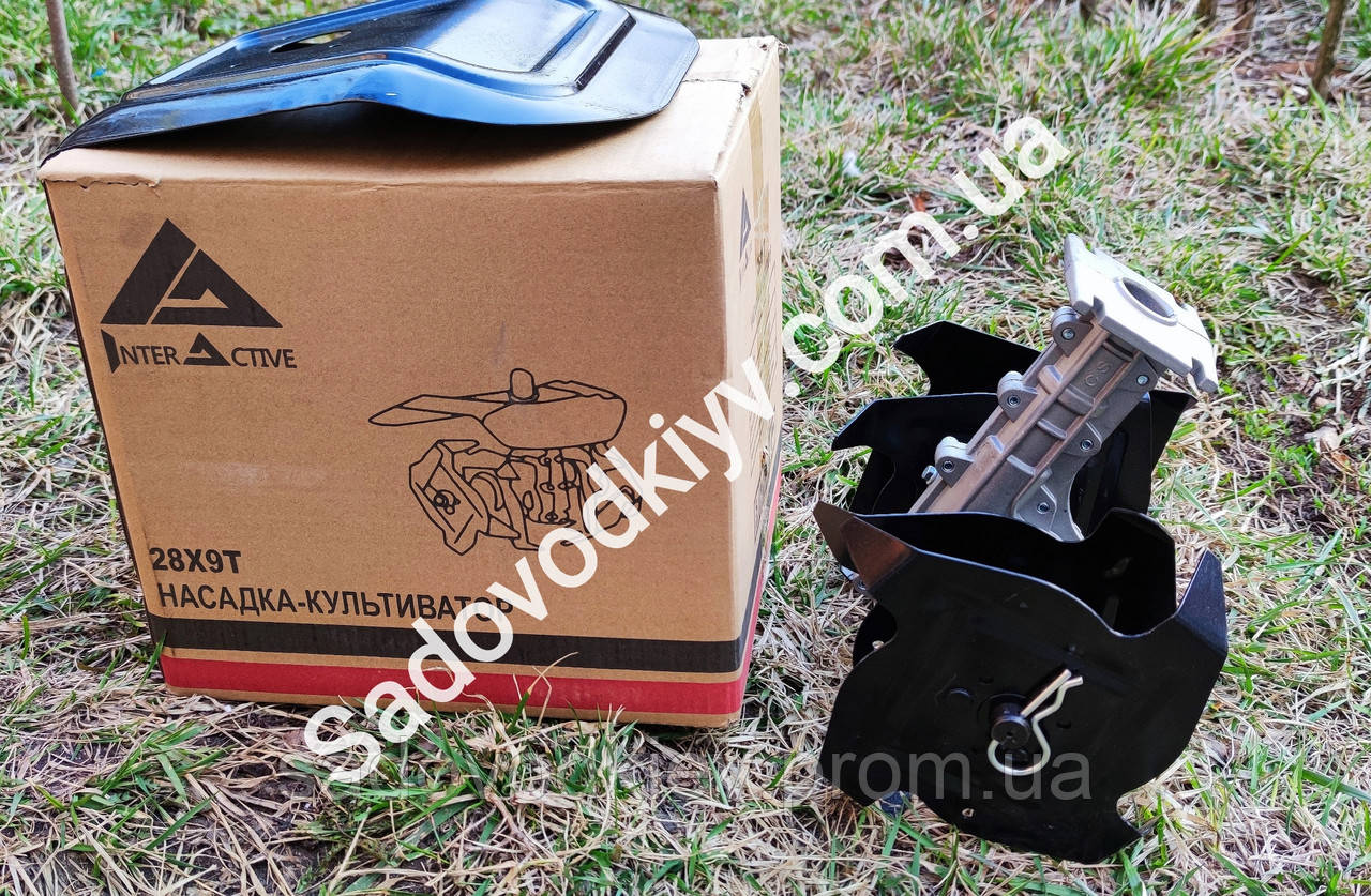 Насадка культиватор на мотокосу Interactive D.26*7 шліців на підшипниках., фото 1