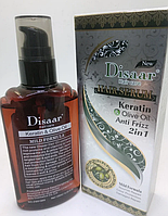 Сыворотка для волос Disaar Hair Care Keratin & Olive Oil Anti Frizz 2в1 вьющиеся волосы 120 мл