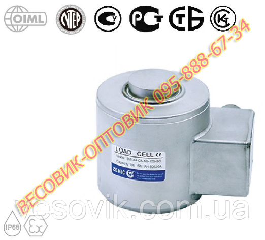 Тензодатчик Zemic BM14A-C3-200T-16B (неіржавка сталь) 200t (200000кг)