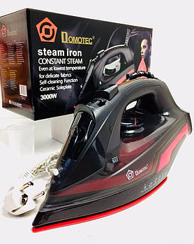 Праска DOMOTEC 2200wat MS-2258 Ceramic, Червона (8 шт./яск)