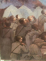 Ікона Чудесне явлення Богородиці російському воїнству 1914 рік Росія, фото 2