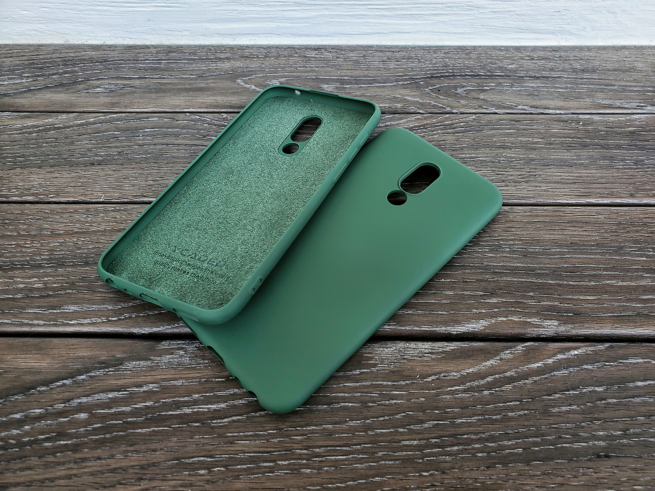 Силіконовий чохол для Meizu 16 16 16X зелений матовий тонкий бампер із мікрофіброю