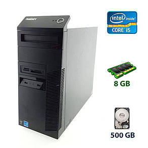 Комп'ютер Lenovo ThinkCentre M83 Tower / Intel Core i5-4430 (4 ядра по 3.0 — 3.2 GHz) / 8 GB DDR3 / 500 GB HDD, фото 1