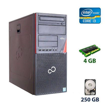Системний блок Fujitsu Esprimo P720 Tower / Intel Core i3-4150 (2 (4) ядра по 3.5 GHz) / 4 GB DDR3 / 250 GB, фото 1