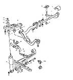 Запчастини передньої підвіски Т4