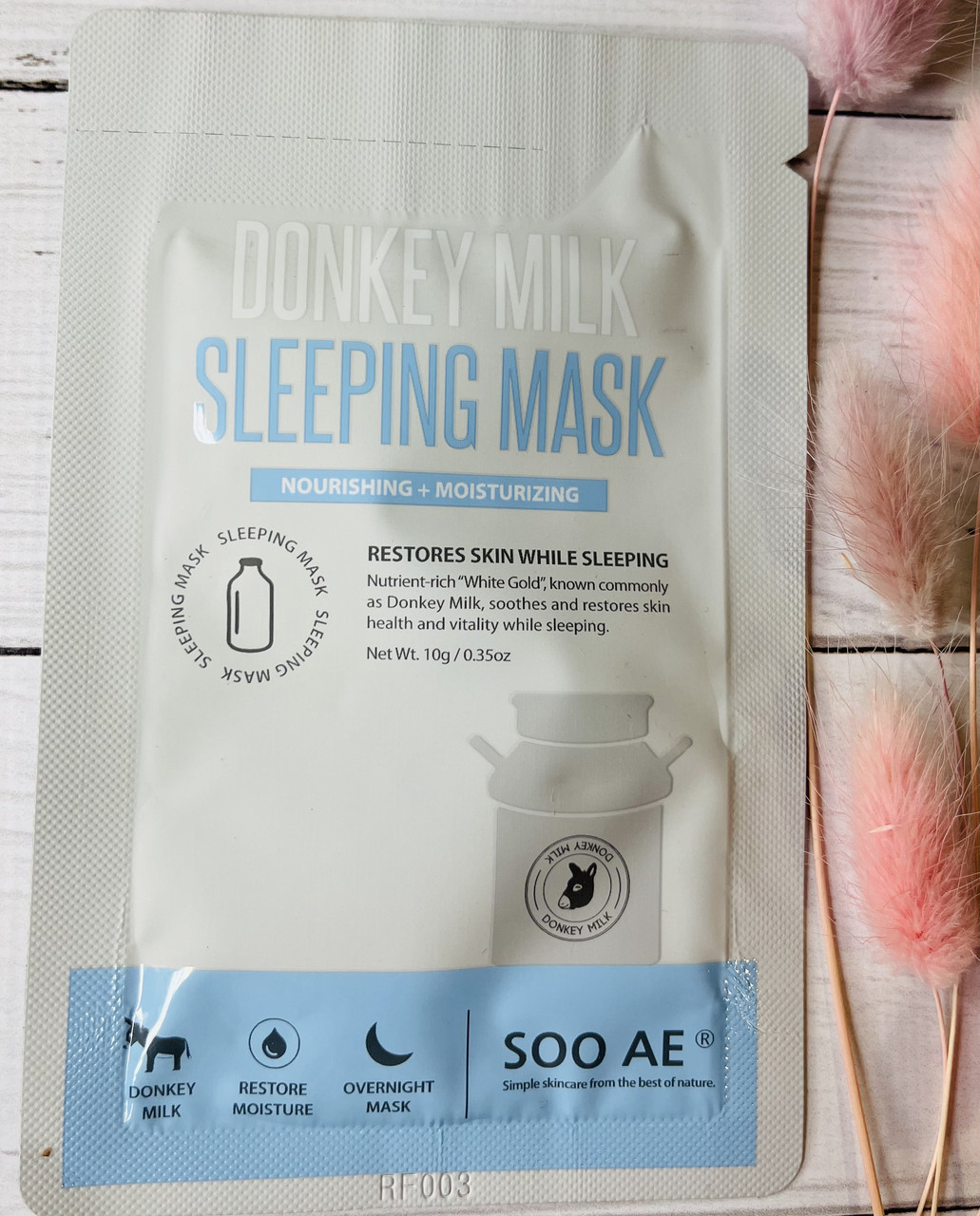 Нічна маска на основі молока DONKEY MILK Sleeping Mask, ціна 100 грн — Prom.ua (ID960655215)