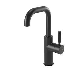 Чорний високий змішувач для умивальника Bugnatese Kobuk 2218Q