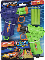 Набор Бластеров Adventure Force Tri-Max 2-Pack Auto-Advance Blasters, Compatible NERF