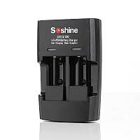 Зарядний пристрій Soshine S5 (Fe), для LiFePO4 акумуляторів формату CR123/CR2, USB Type-C, LED-індикатор, 2