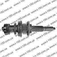 Вал вторичный Т-16, в сборе с шестернями и подшипником, СШ20.37.066